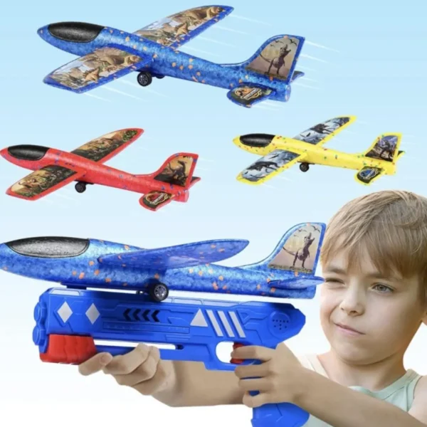 3 Pack Airplane Launcher Toy